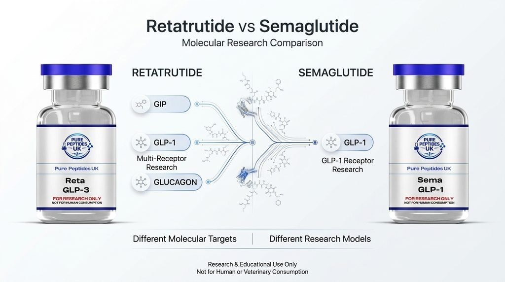 Retatrutide vs Semaglutide: Molecular Differences